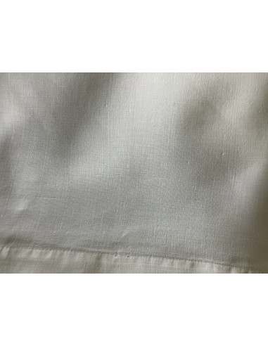 Linge ancien, drap brodé, monogramme CG