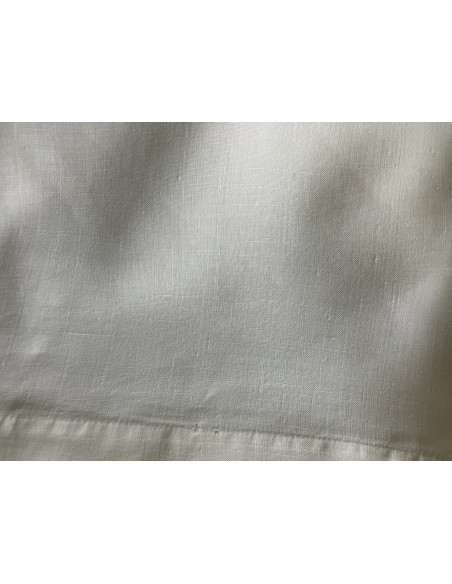 Linge ancien, drap brodé, monogramme CG