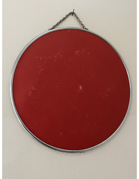 Miroir rond de barbier