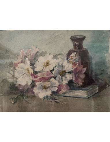 Aquarelle - Composition florale