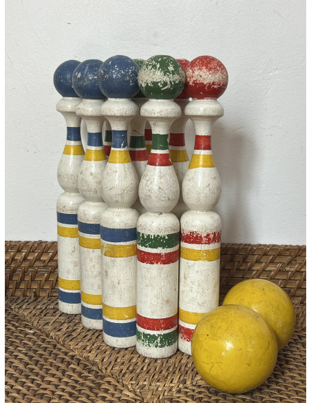 Jeu de quilles anciennes
