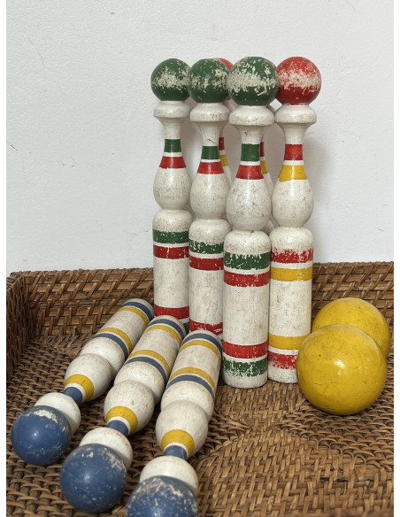 Jeu de quilles anciennes