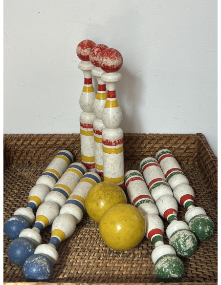 Jeu de quilles anciennes