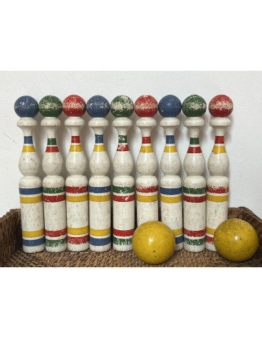 Jeu de quilles anciennes