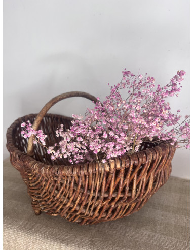 Panier en osier tressé