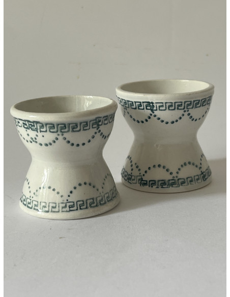 Paire de coquetiers diabolo