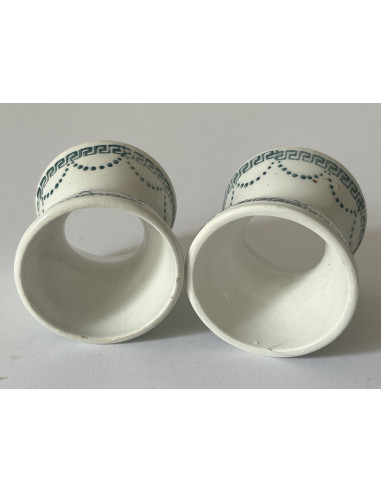 Paire de coquetiers diabolo