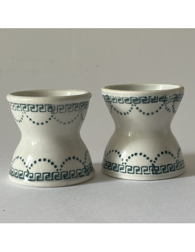 Paire de coquetiers diabolo